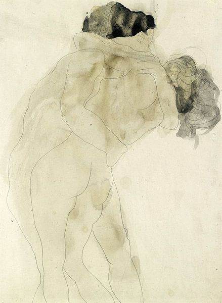 Auguste Rodin,Twee omarmende figuren van finemasterpiece