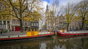 Zuiderkerk gezien vanaf de Kloveniersburgwal Amsterdam van Peter Bartelings