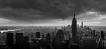 New York Skyline van Wim Schuurmans