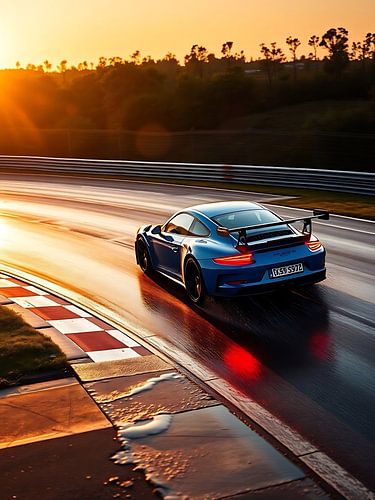 Porsche 911 GT3 RS – Racen in de ondergaande zon