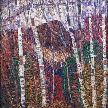 White Birches (c. 1908) by Marsden Hartley by Peter Balan