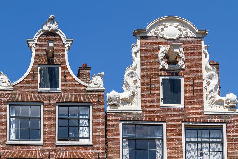 Typische Amsterdamer Fassaden von Jan van Dasler