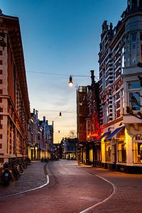 Zijlsttraat in binnenstad Haarlem - kleur van Arjen Schippers