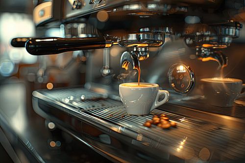 drink a cup of coffee or cappuccino