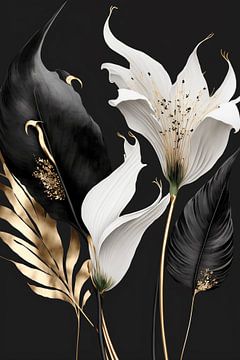 modern elegant flowers by haroulita