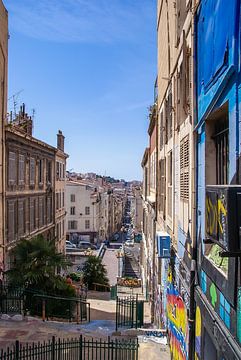 Les rues colorées de Marseille sur Andrea Pijl - Pictures