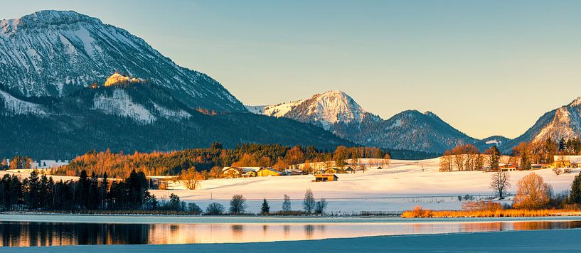 Panorama Hopfen am See, Allgäu, Bavière, Allemagne par Henk Meijer Photography