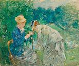 In het Bois de Boulogne, Berthe Morisot van Meesterlijcke Meesters thumbnail
