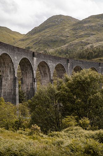 Das Glenfinnan-Viadukt in den schottischen Highlands