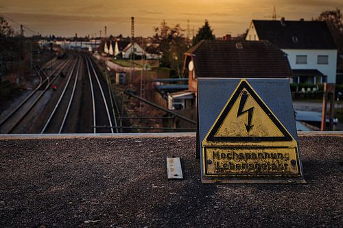 Hoogspanning - Voorzichtig Hoogspanning!