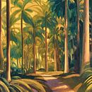 Shadows and sunlight in a tropical city park by Anna Marie de Klerk thumbnail