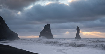 Reynisfjara Bay, Vik, IJsland, Europa