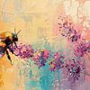 Biene moderne Malerei von Wunderbare Kunst
