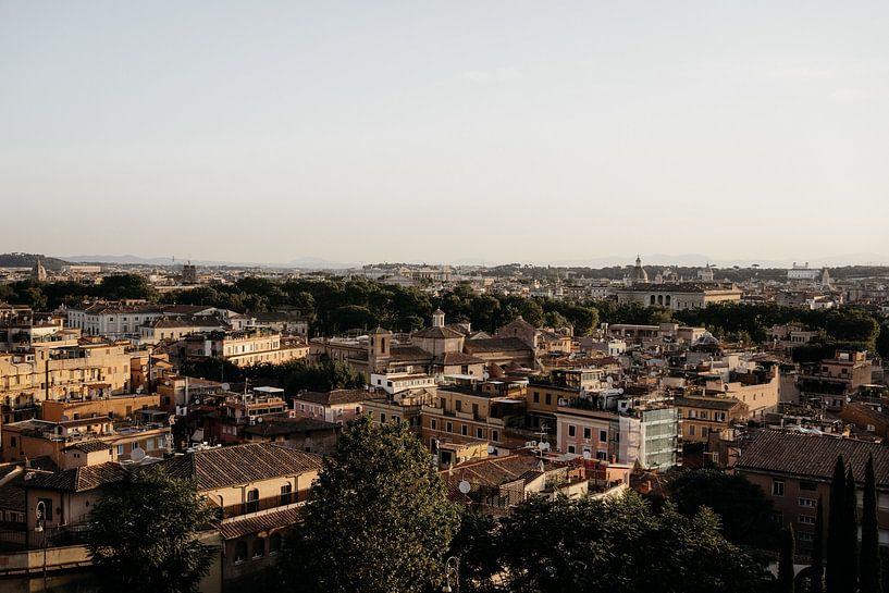 View Rome | Travel photography print Rome Italy Art Print by Chriske Heus van Barneveld