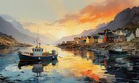 Port de pêche norvégien