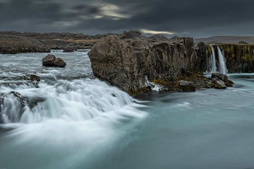 Hrafnabjagarfoss by Ton van den Boogaard