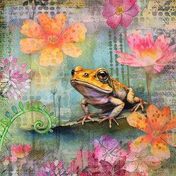 Frog Late Summer Wildlife by Andrea Haase