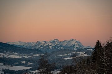 Zonsopgang op de Säntis van Leo Schindzielorz