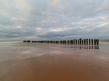 Palen in Zee by peterheinspictures