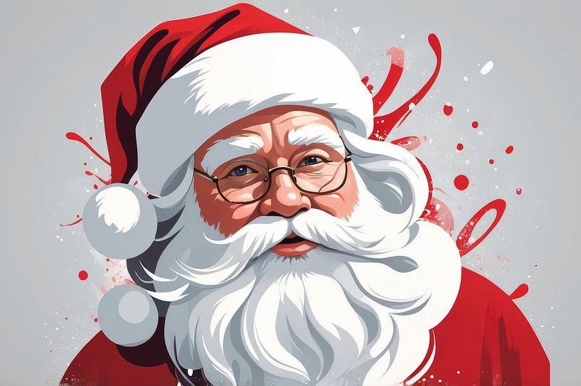 kerstman van hisam colours