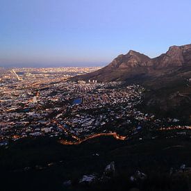 Kapstadt am Abend Landschaft von Olaf Franke
