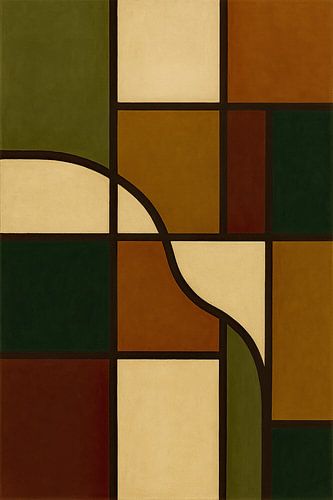 Abstract Terracotta Balance