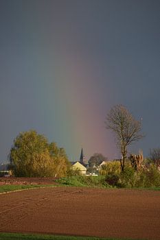 Dorp in de regenboog