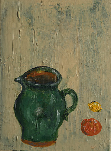 Pitcher, orange and lemon