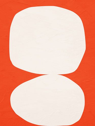 Organische abstracte kunst - kleurentonen