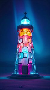 Phare et refuge en Antarctique