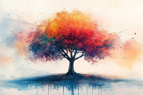 Color Explosion of Leaves