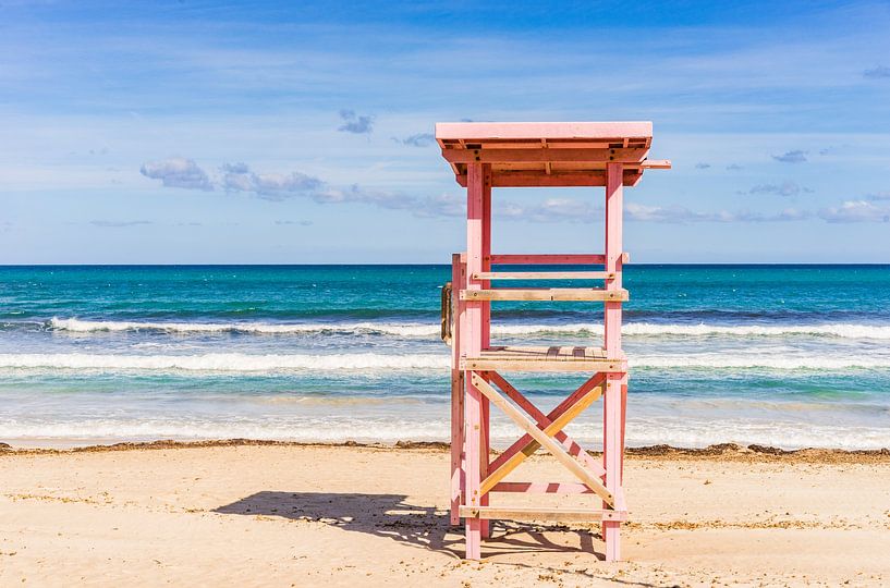 Beautiful beach at the coast of bay  of Alcudia on Mallorca, Spain Balearic islands by Alex Winter