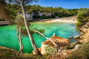 Zwembaai op het eiland Mallorca. van Voss Fine Art Fotografie