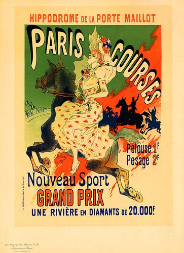 Cours de ParisJULES CHERET (CHÉRET) 1897