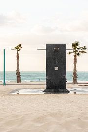 Außendusche unter Palmen von Lynn Haverhals