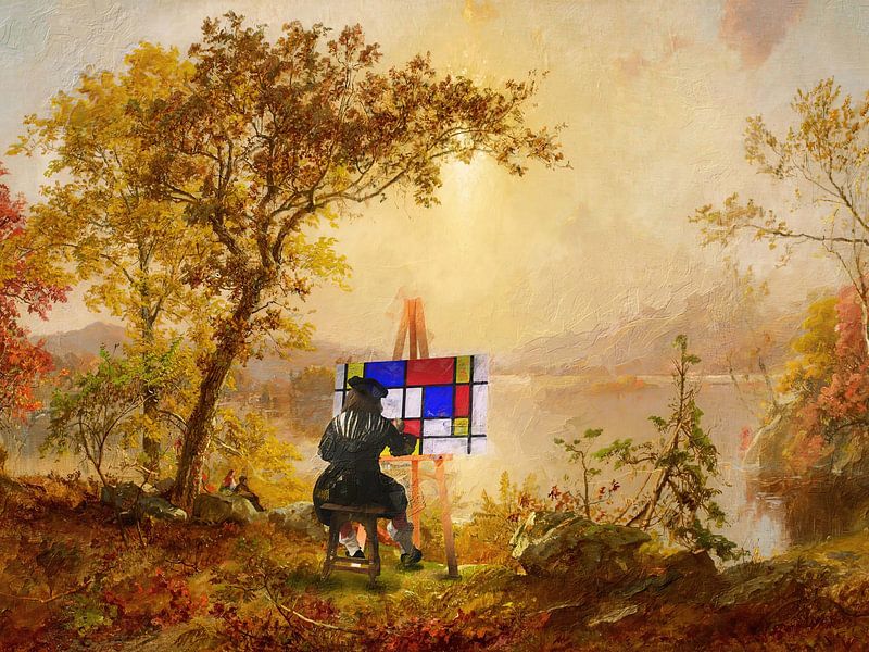 Cubist landscape by Dikhotomy