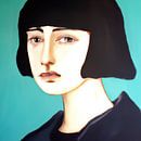 Portrait of a woman with bob line by Studio Allee thumbnail