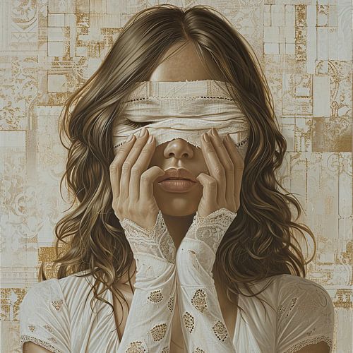 Blindfold Portrait | Veil by Art Whims