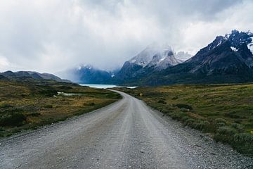 Road in Torres del Paine National Park by Shanti Hesse