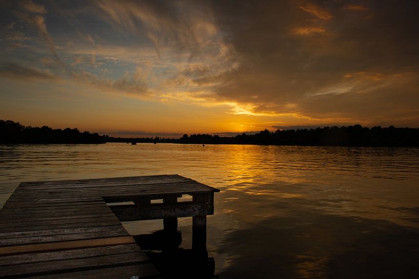 Sonnenuntergang am Hornsee von Lucas Planting