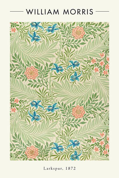 William Morris - Larkspur by Walljar