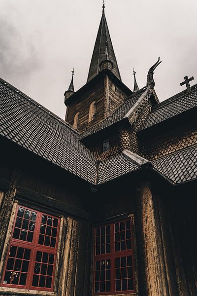 Stabkirche in Norwegen | Lom von Sander Spreeuwenberg