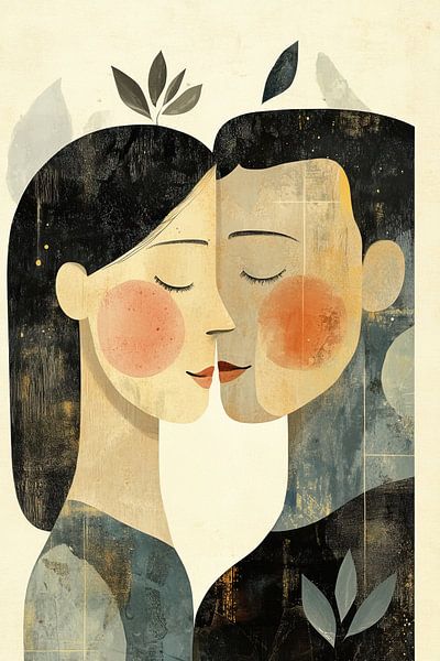 Tranquillité subtile dans l'art moderne par Zen et Plus