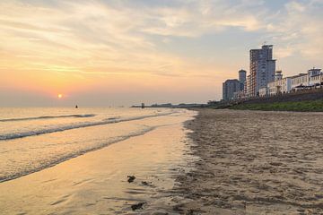 zonsondergang in vlissingen