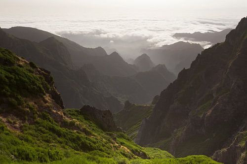  Rugged mountain on the island of Madeira