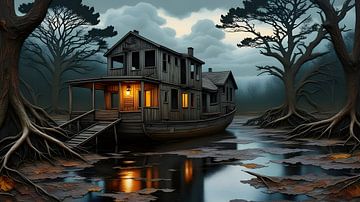 Woonboot in de jungle van Nick Wendt