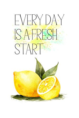 Kitchen Poster Lemon