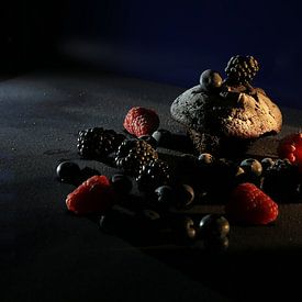 Brownie aux fruits rouges sur Diana van Geel