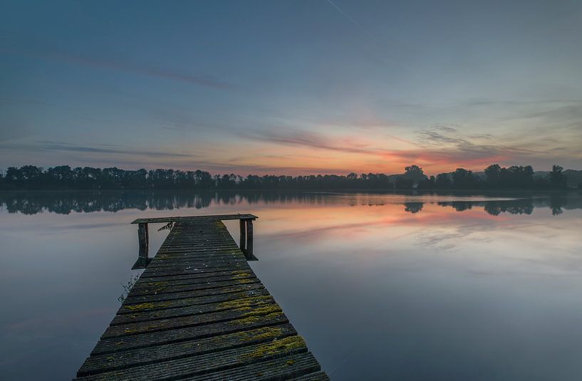 Steg bei Sonnenaufgang von Marcel Kerdijk