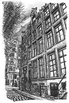 Kloveniersburgwal Amsterdam Nederland van Hendrik-Jan Kornelis